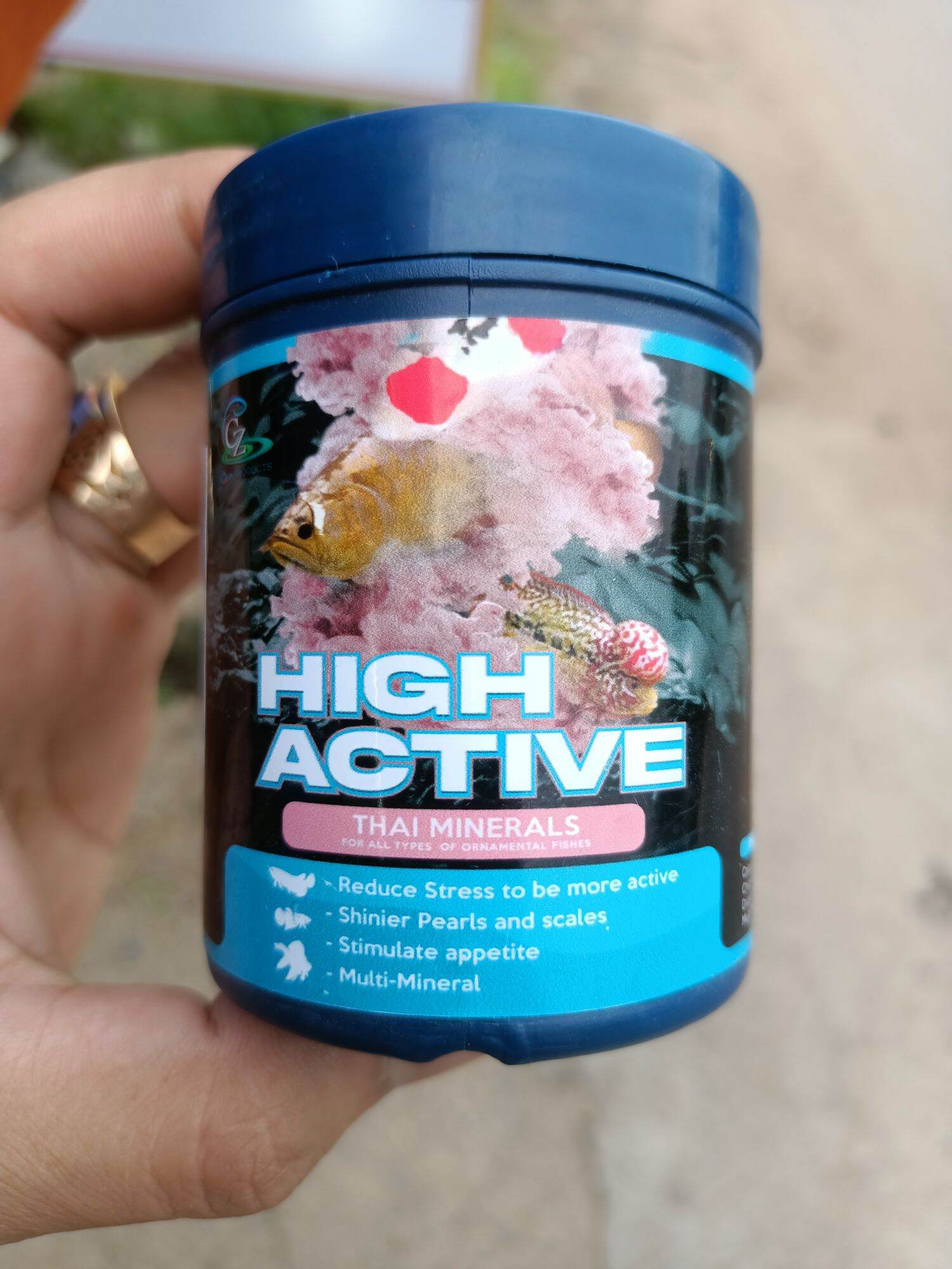 Khoáng chất cho cá rồng , kích thích cá sung sức high active thái lan