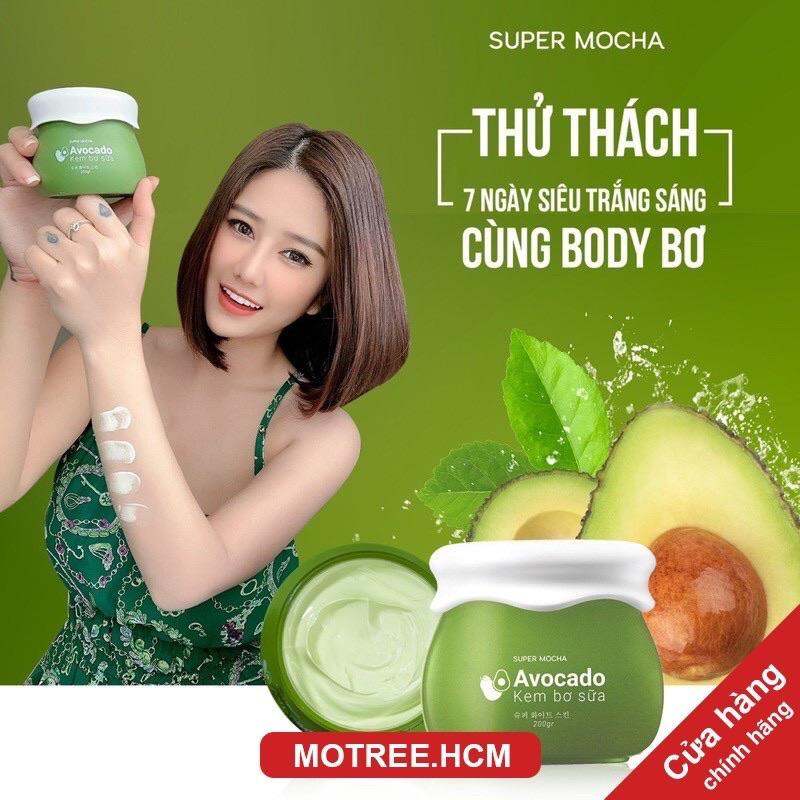 KEM BODY BƠ SỮA SUPER MOCHA - body bơ sữa