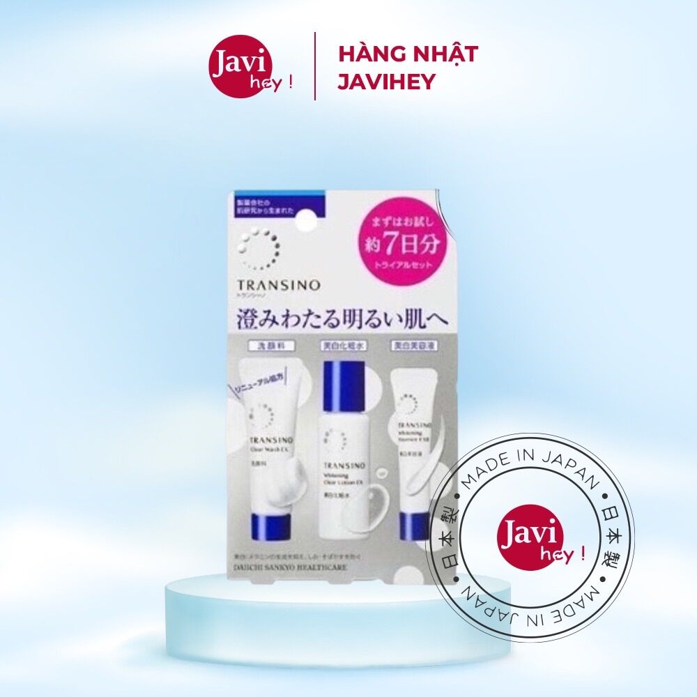 Set 3 mini ngừa nám transino nhật bản