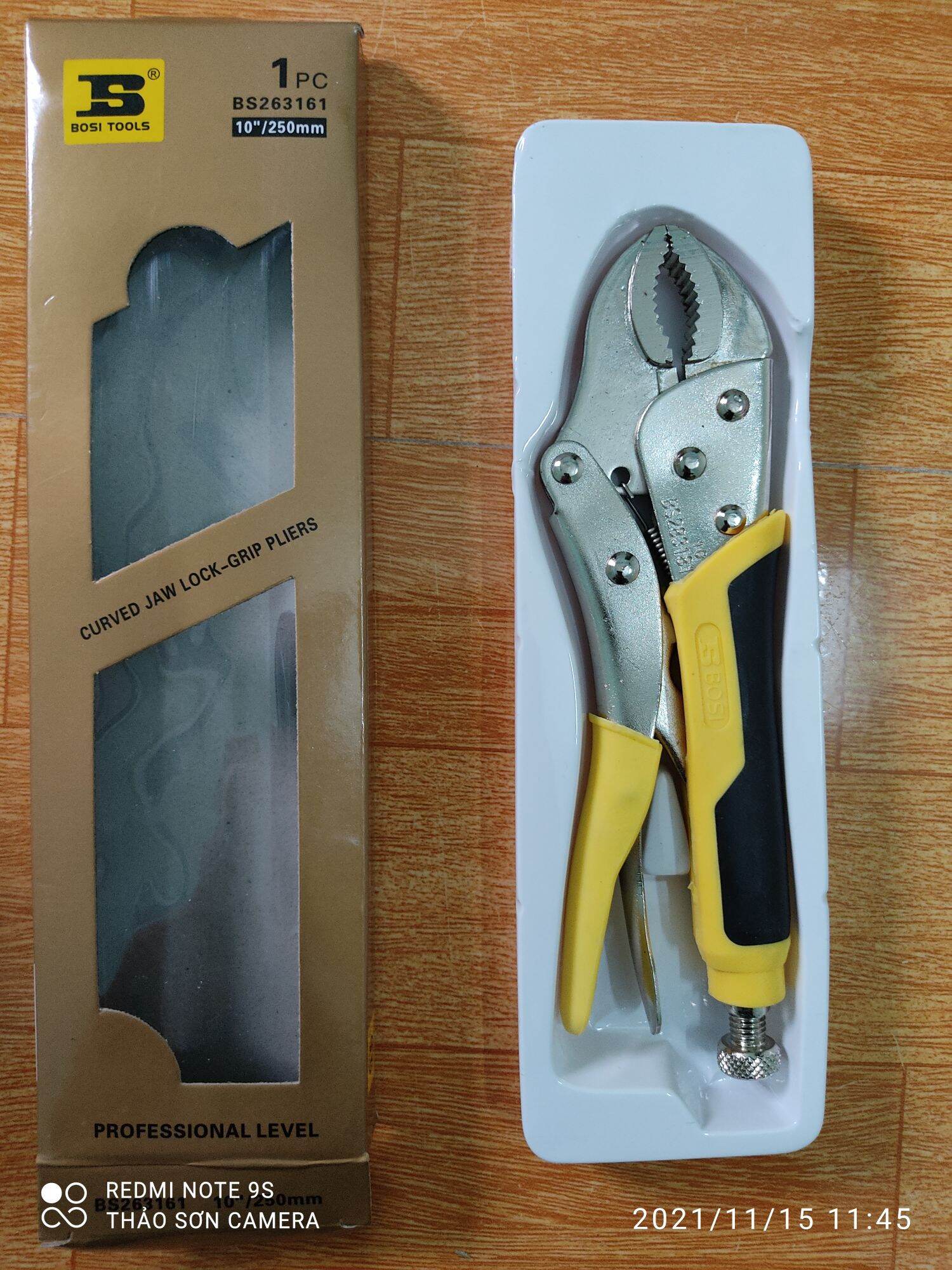 Kìm chết bosi 10"/250mm