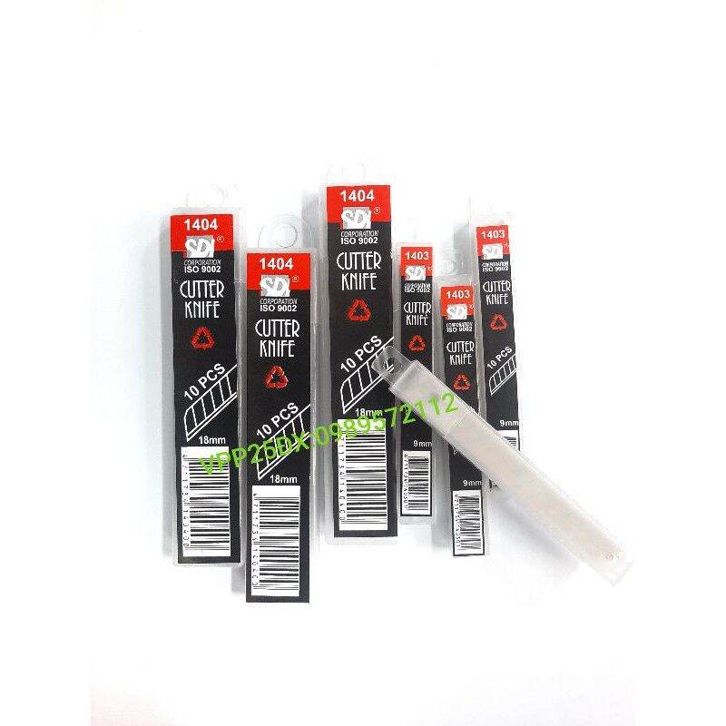 Lưỡi dao trổ,lưỡi dao dọc giấy SDI to-bé (100 cái)