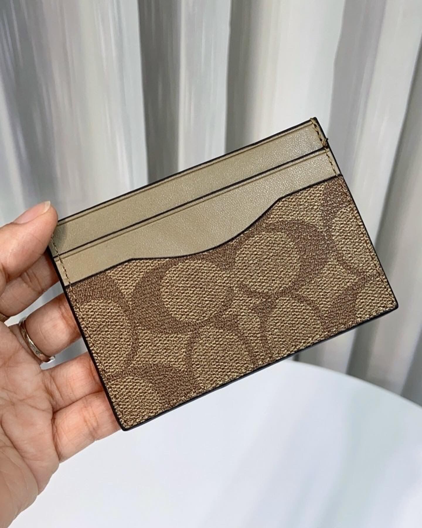 Ví card Coach mini