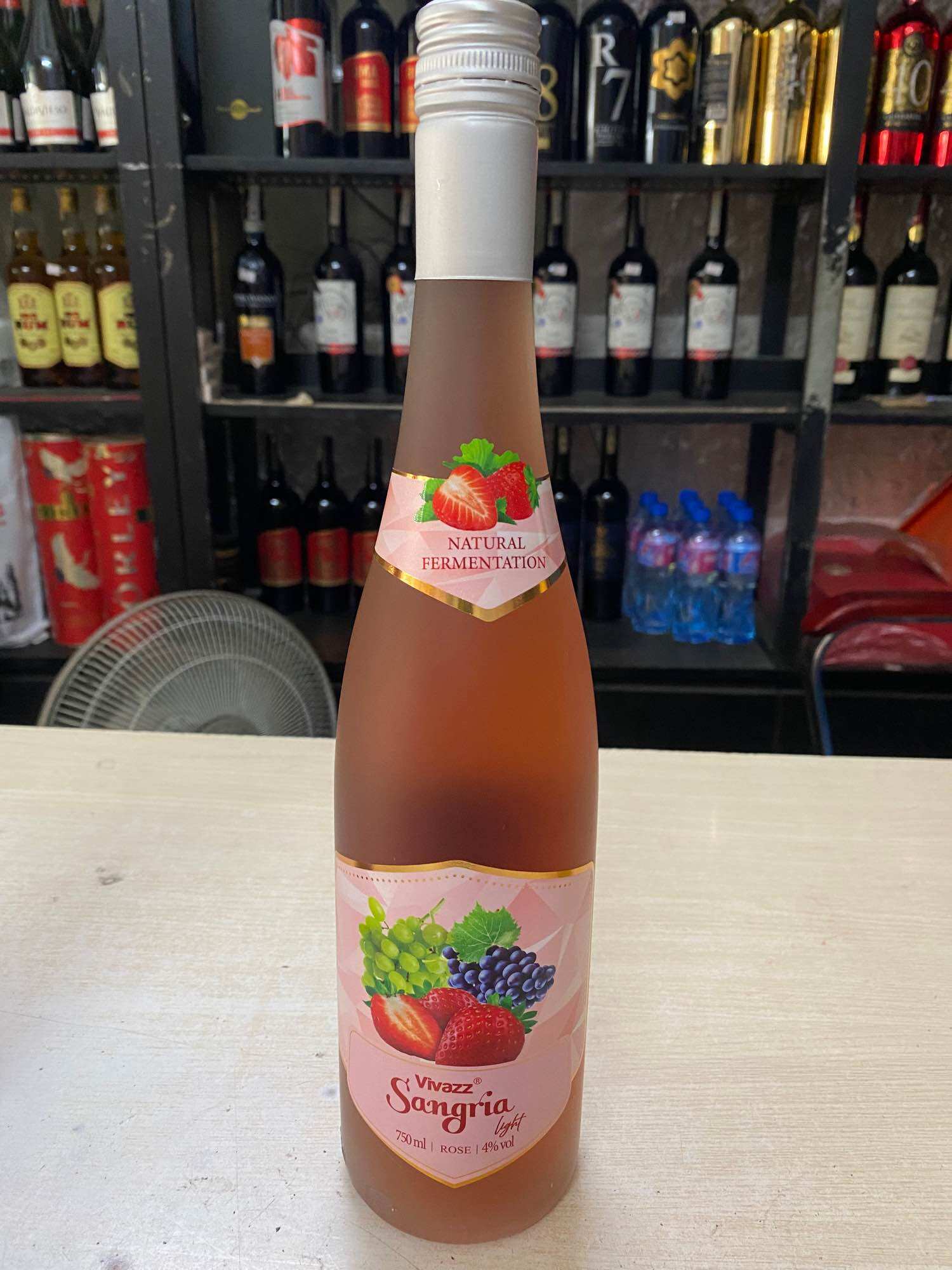 Nước Trái Cây Lên Men VIVAZZ SANGRIA LIGHT 4% 750ml- Vị Rose