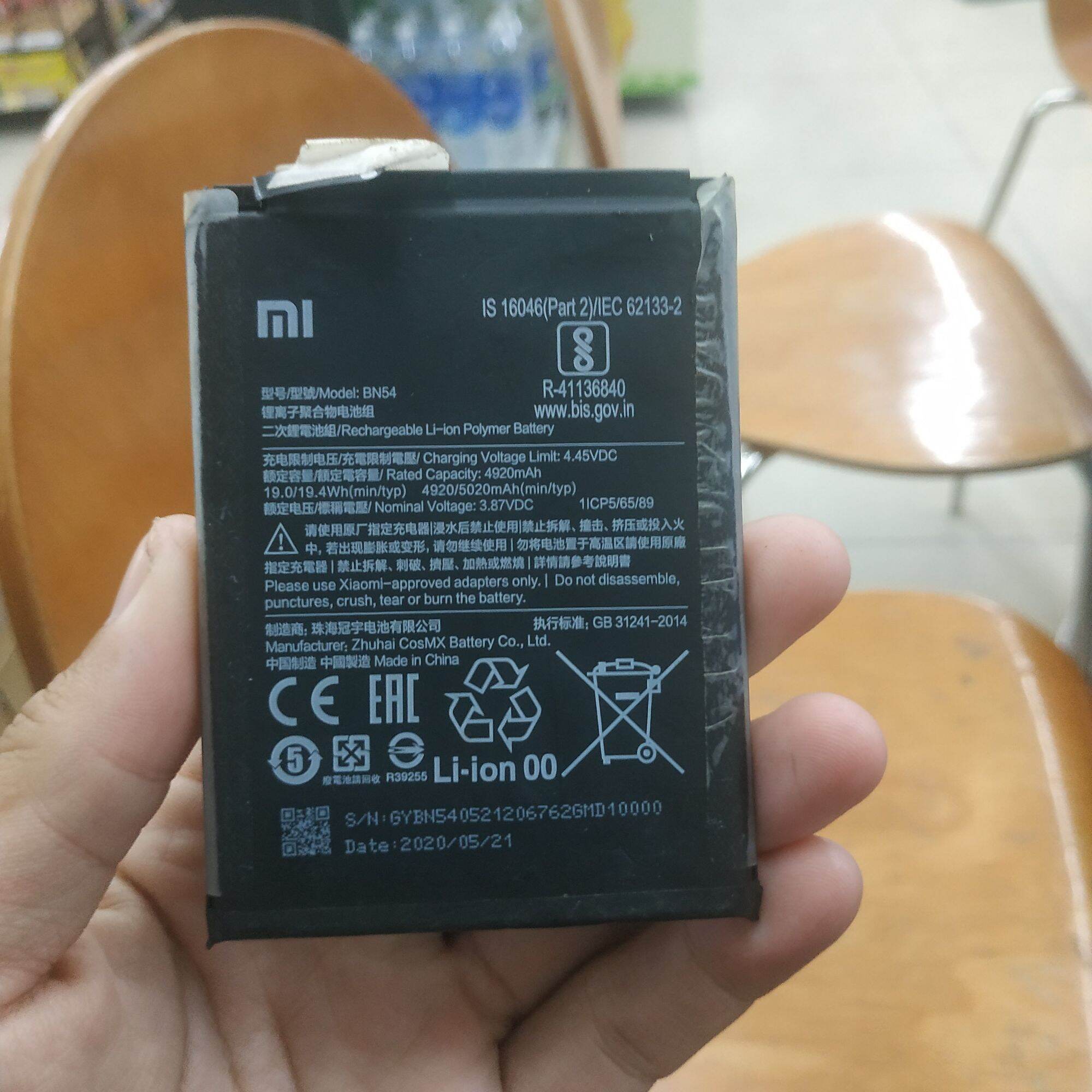 Pin Xiaomi BN54 / Redmi Note 9 / Redmi 10X / Redmi 9 / Redmi Note9 / Redmi9
