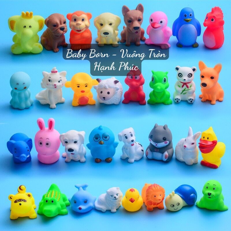 Đồ chơi chút chít thú cưng thả bồn tắm cho bé hàng dầy dặn