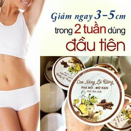 Cao Nóng Lá Rừng Giảm Mỡ Bụng Giảm Rạn Da