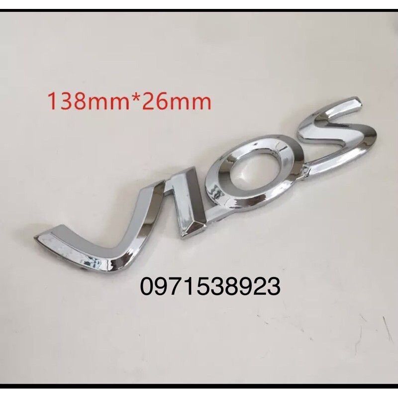 logo chữ VIOS CAMRY YARIS COROLLA HILUX