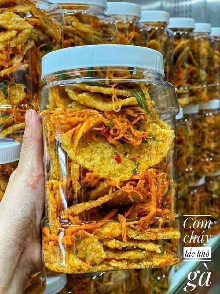 Cơm cháy lắc khô gà hủ 500g