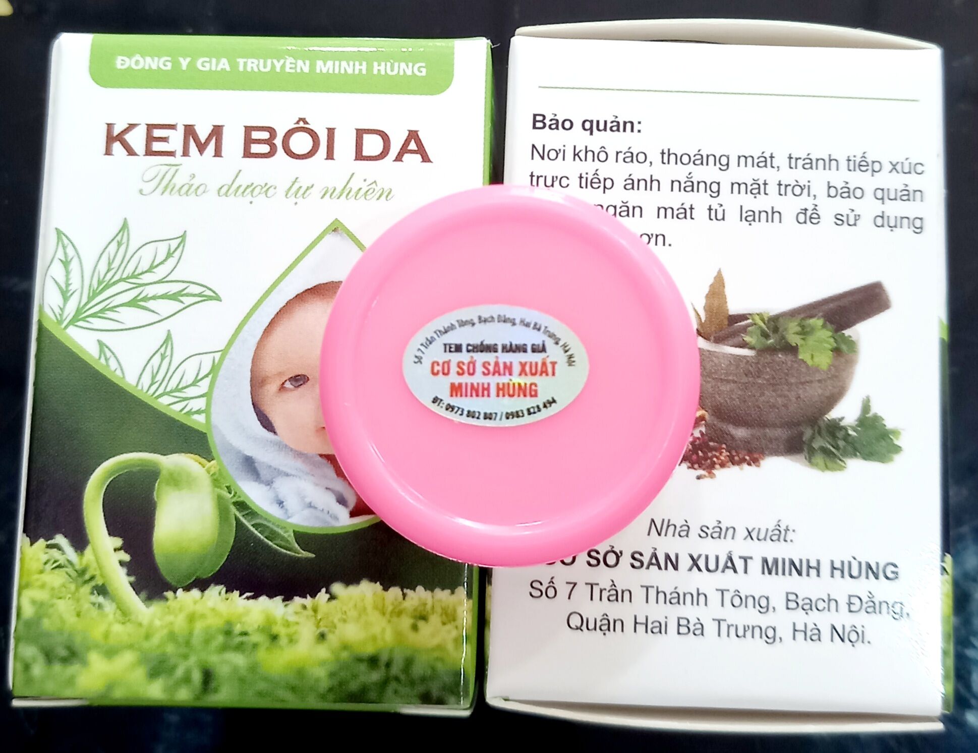 COMBO 5 LỌ KEM BÔI DA MINH HÙNG