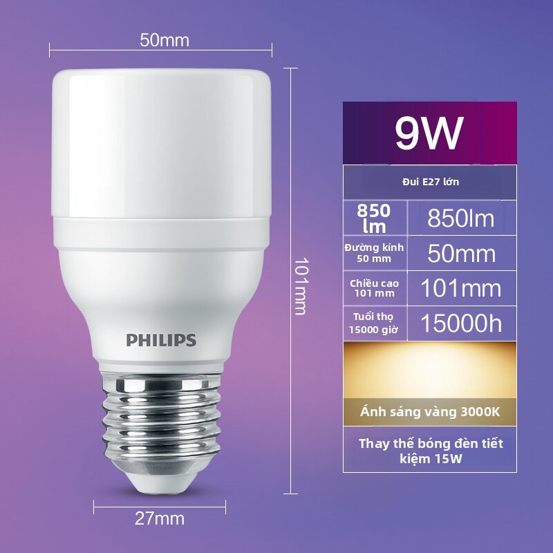 Philips | Đèn LED Tiết Kiệm Điện E27