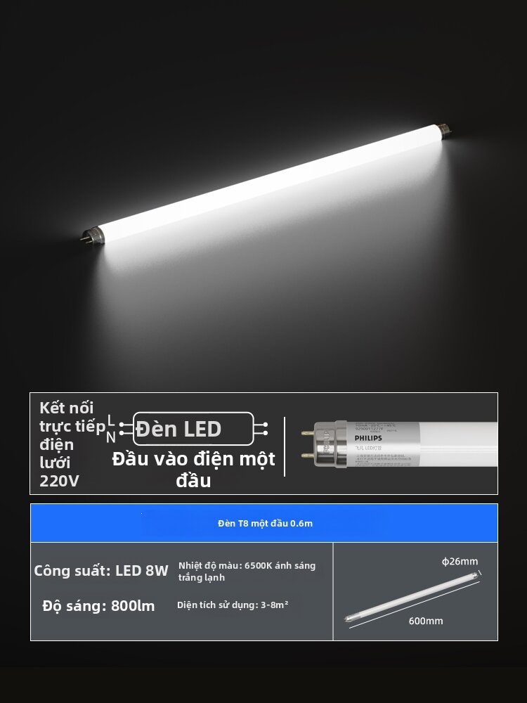 Philips | Đèn Tuýp LED Tiết Kiệm Năng Lượng