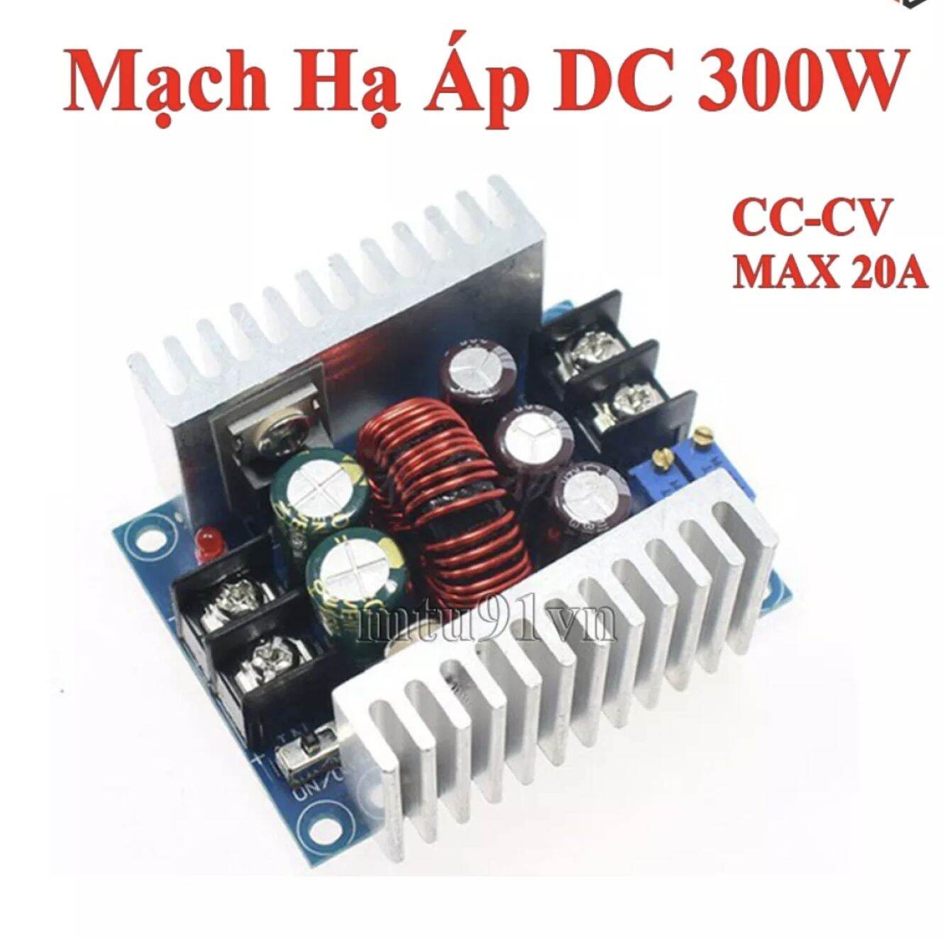 Mạch hạ áp - giảm áp 300w 20a module bulk dc 6-40v xuống dc 1.2-36v//t5
