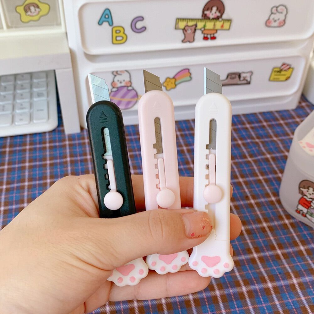 Dao dọc giấy hoạ tiết chân mèo