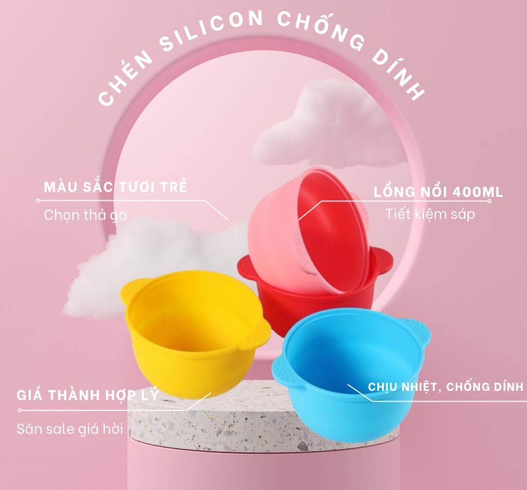 Chén Silicon chịu nhiệt chống dính