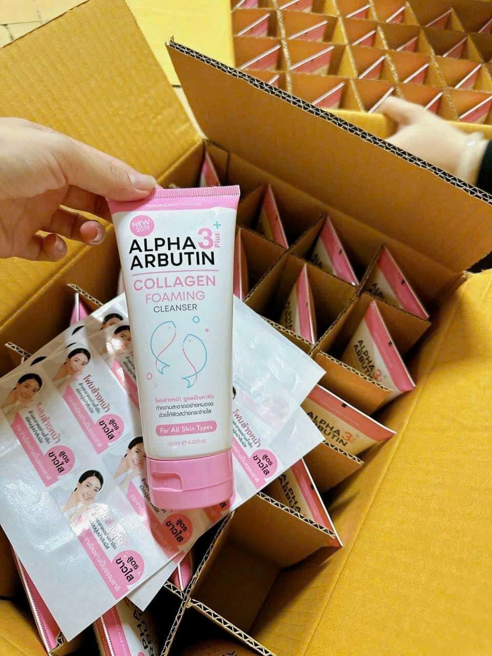 Sữa Rửa Mặt Trắng Da ALPHA ARBUTIN 120ml