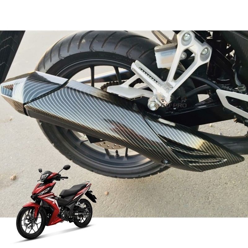 Bộ che pô + chụp đít carbon winner v1