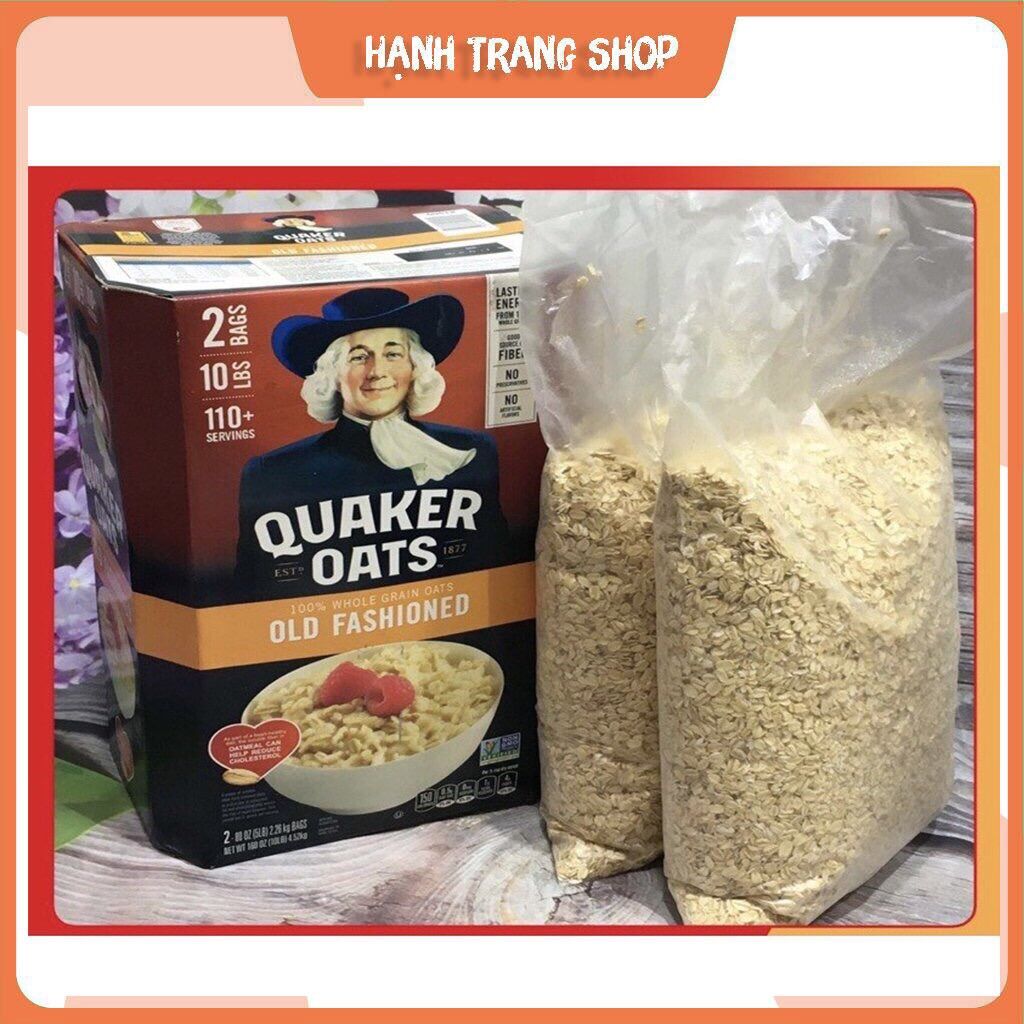 Yến mạch nguyên hạt cán vỡ , cán dẹt Quaker 4,52 kg