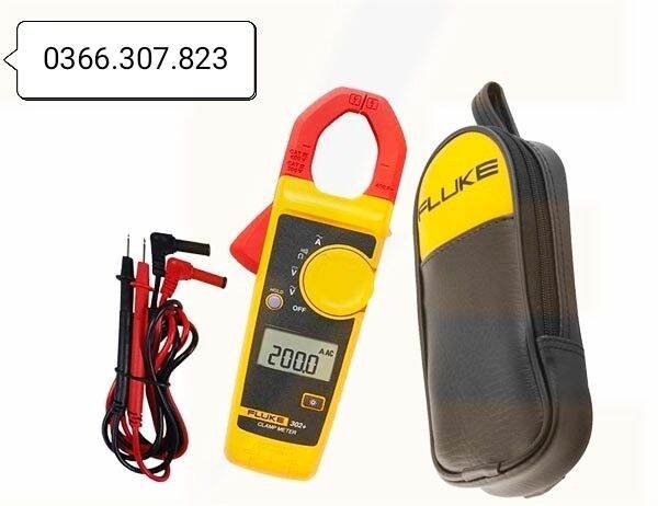FLUKE 302+ dây đo đài loan Ampe kìm đo dòng AC (400A)