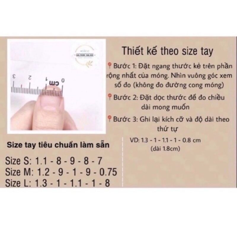 Nail box thiết kế : Đen Trắng