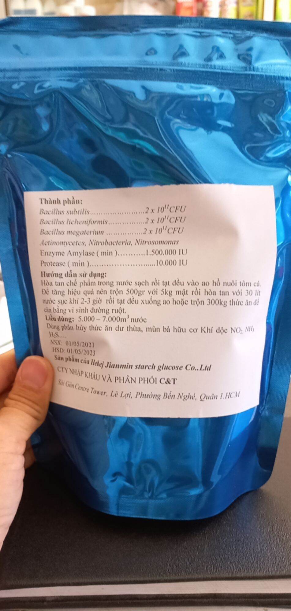 men vi sinh BZT gói 500gr