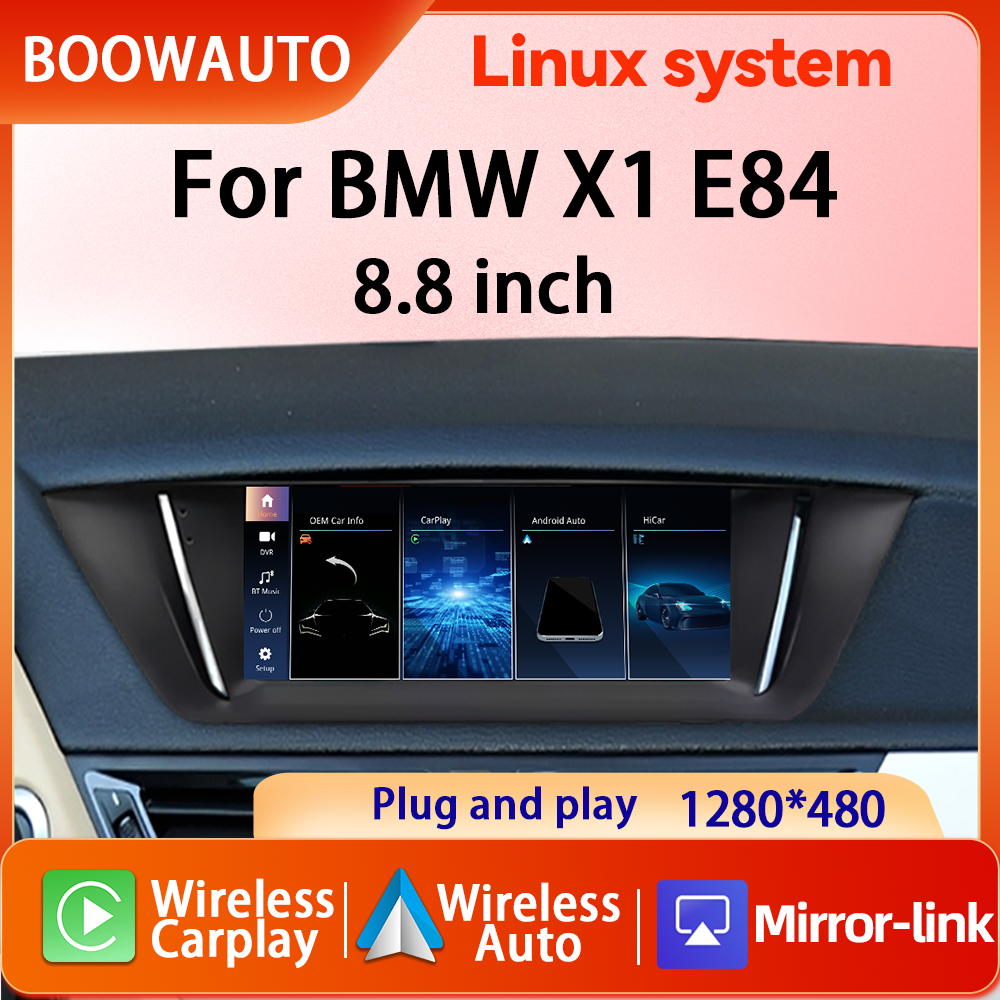 8.8inch HD Touch Screen CarPlay For BMW X1 E84 CIC Multimedia Video Player Wireless Car Play Android Auto Navigation Monitor BT Giá 9,000,065 Đồng*Miễn phí vận chuyển