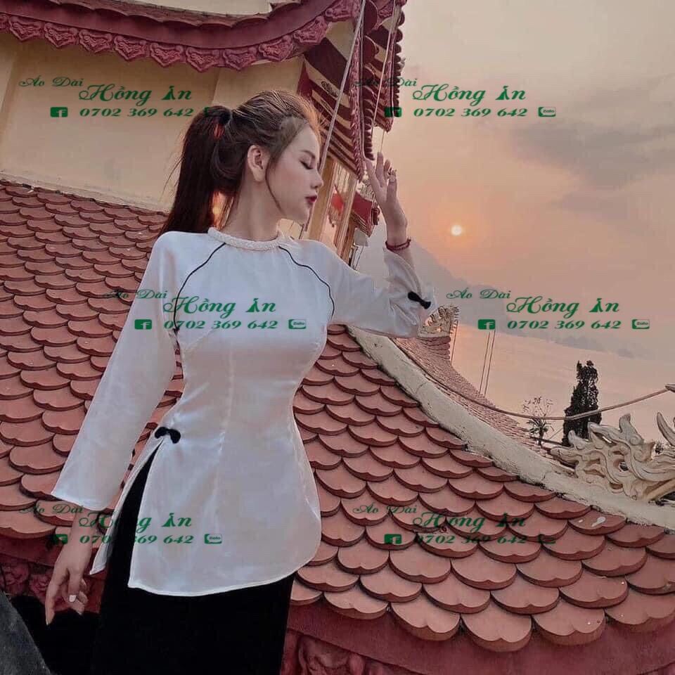Áo bà ba cách tân - đồ lam - bộ đi chùa