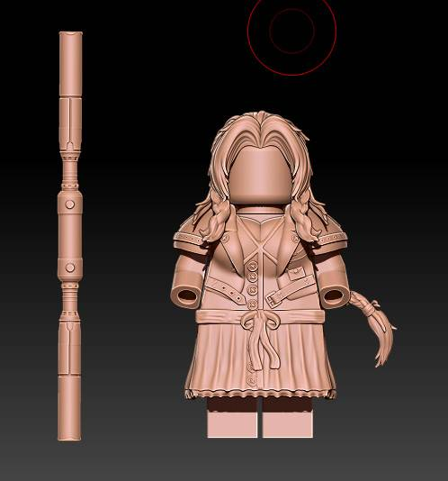 Custom lego set aerith