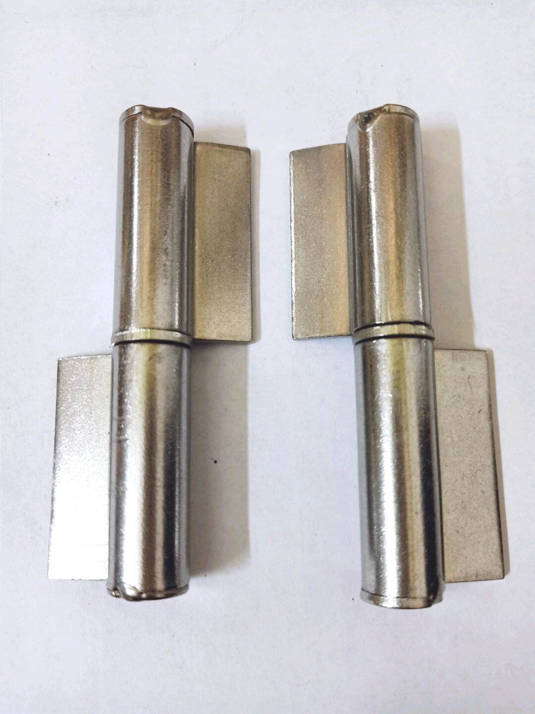 Bộ bản lề cối lá inox phi 19, bản lề cửa inox chịu lực. Bộ 2 bản lề cối inox