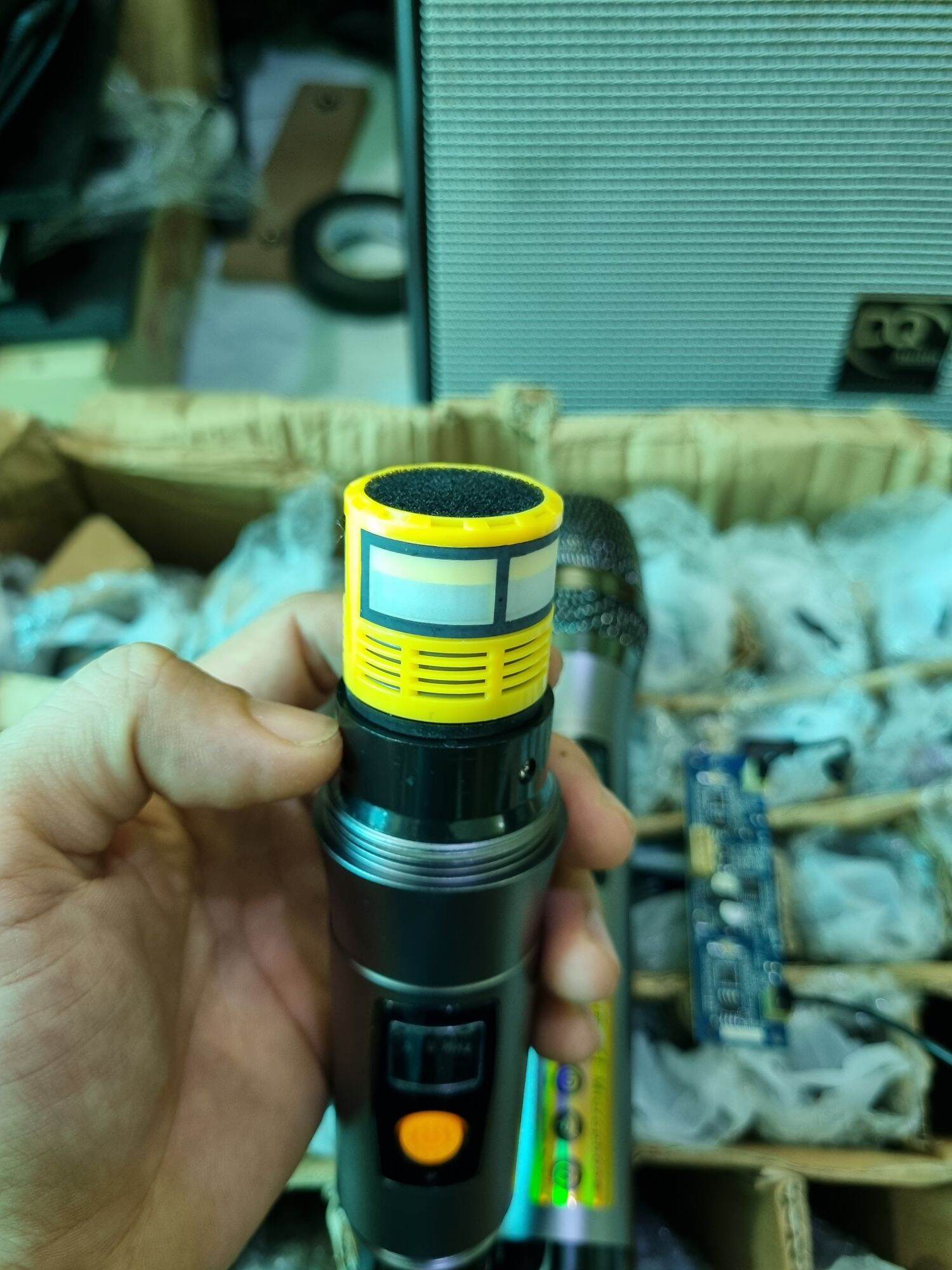 micro loa kéo t630 uhf xám, tiết kiệm pin