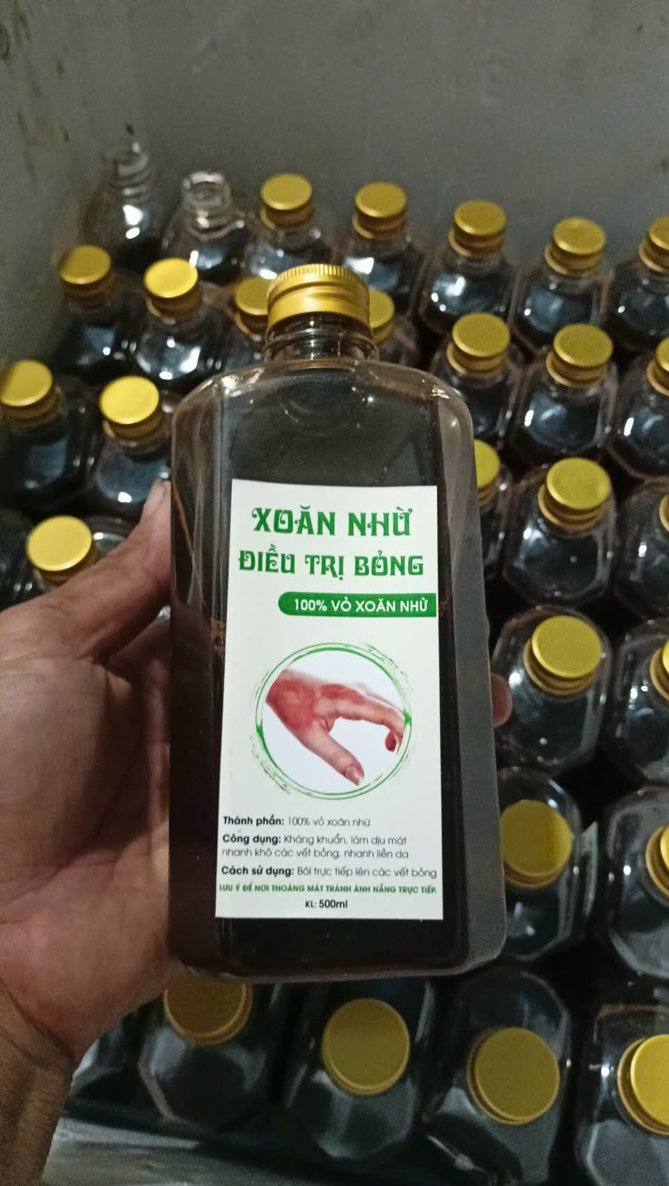 Chai 500ml cao vỏ cây xoan nhừ