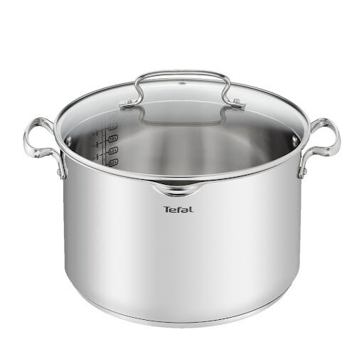 Nồi luộc gà thân cao Tefal Duetto Plus 28cm, 10.4L - Tefal Duetto Plus 22cm, 6.0L  - inox cao cấp 18/10