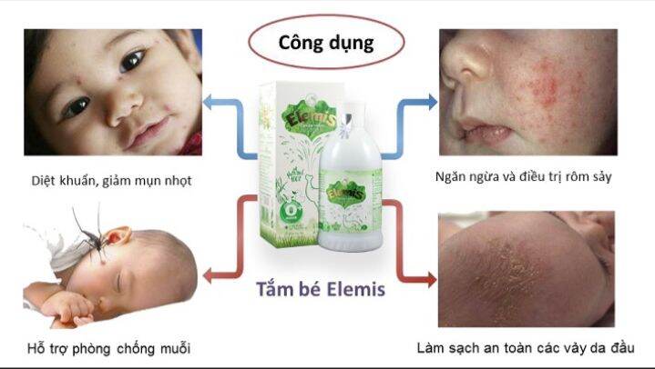 Sữa tắm cho bé - sữa tắm thảo dược Elemis