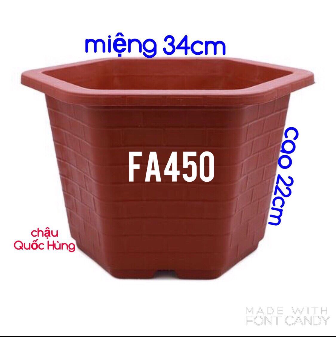 Combo 5 chậu fa450