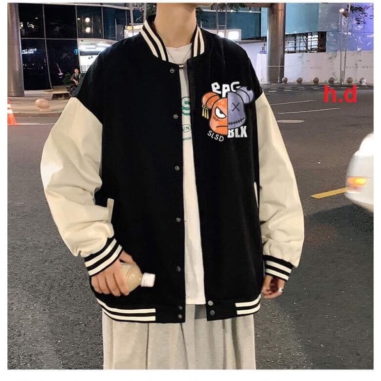 Áo khoác nhẹ bomber nam nữ, áo khoác gió mặt quỷ raga