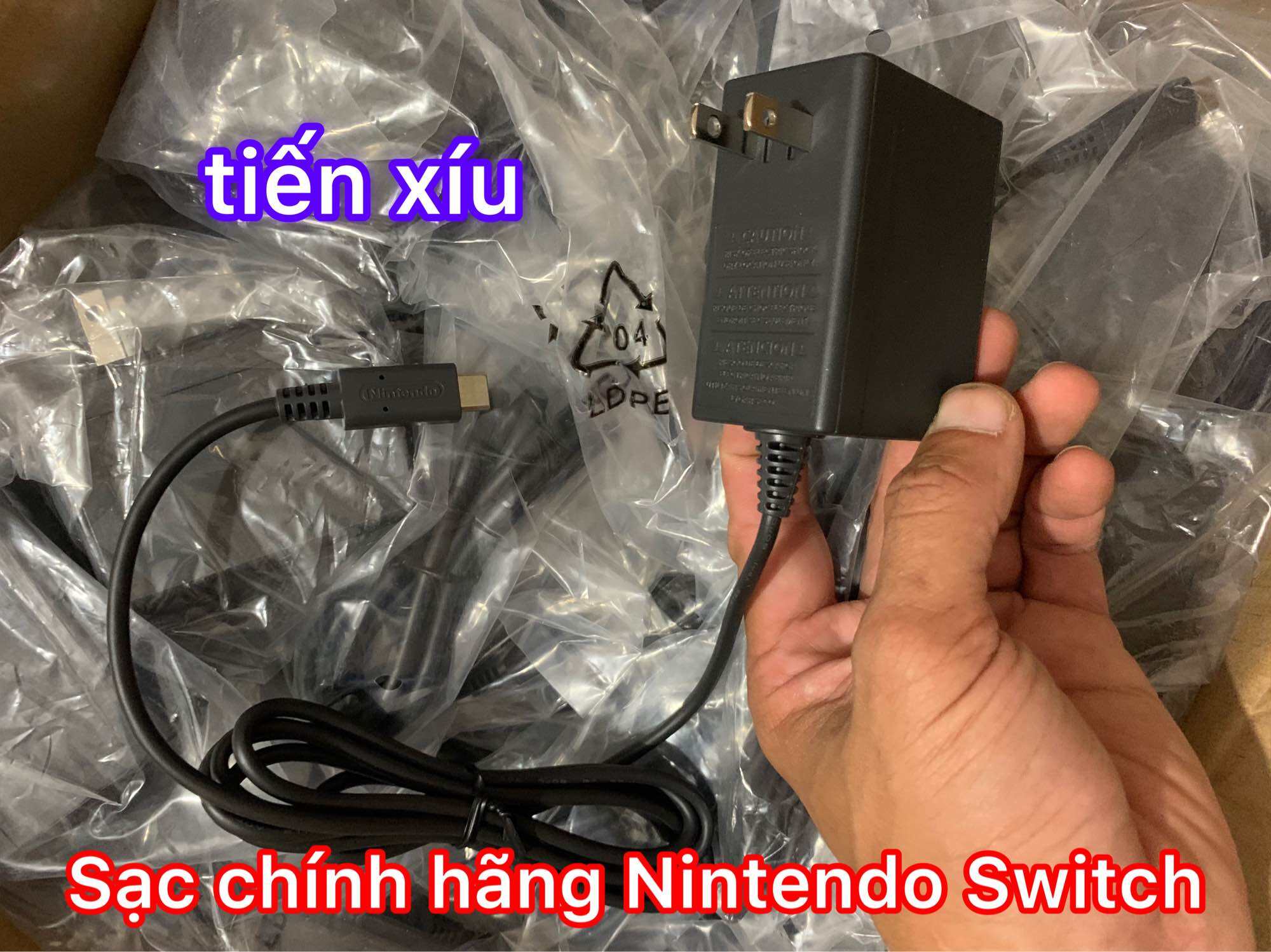 Củ sạc xịn chính hãng Nintendo Switch Oled V1 V2 Lite cục nguồn zin
