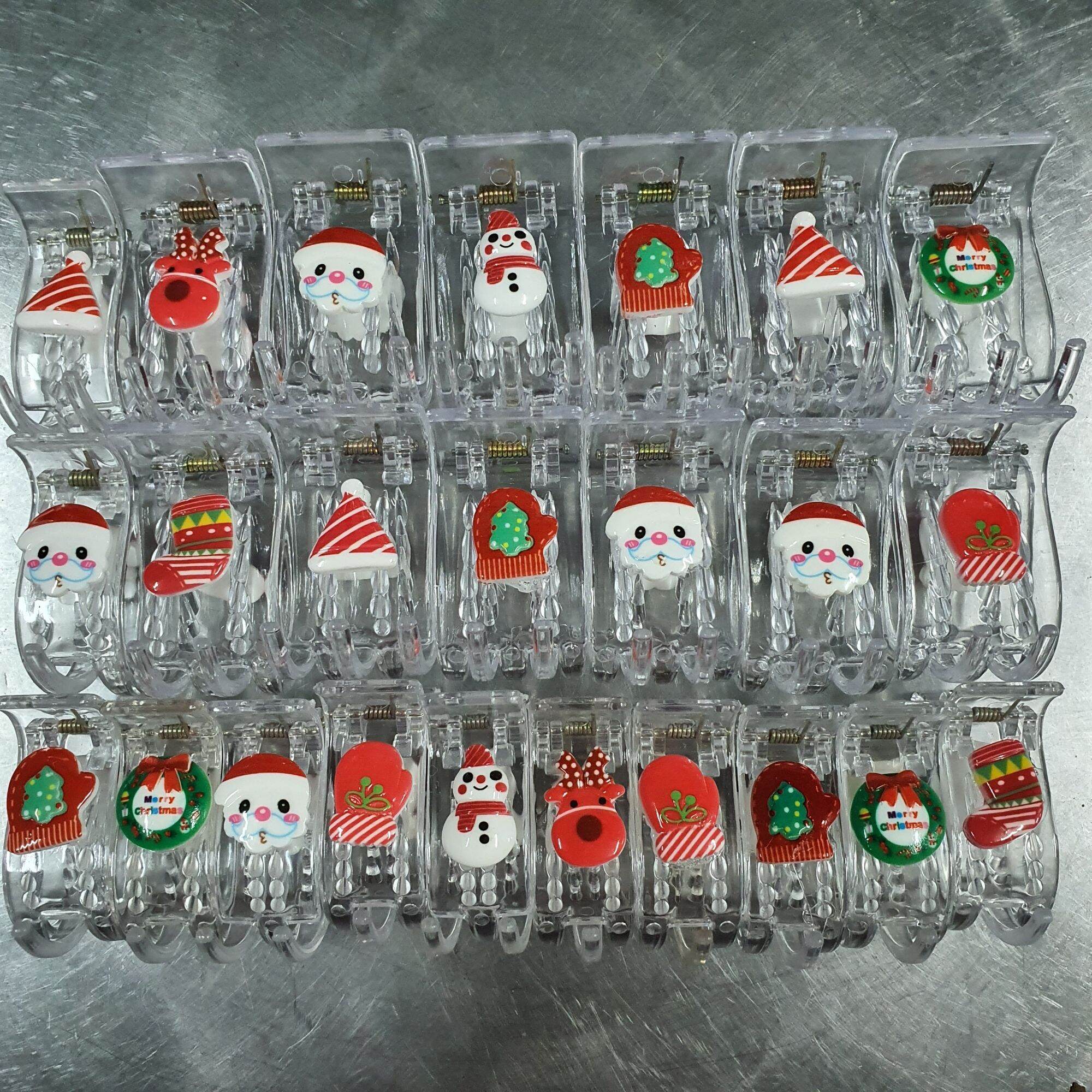 Kẹp tóc càng cua giáng sinh/noel