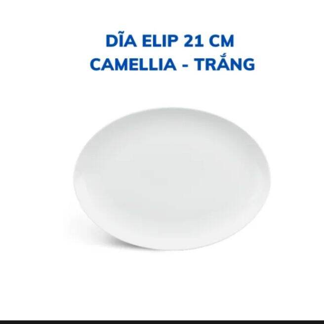 Dĩa ảo oval 21 cm - gốm sứ Minh Long cao cấp