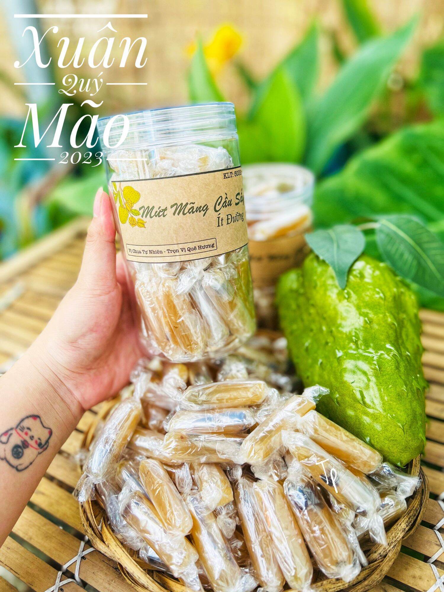 Mứt mãng cầu sấy ít đường 500g (Loại đặc biệt)