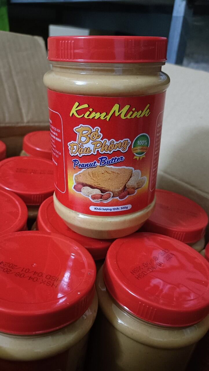 Bơ đậu phộng kim minh hủ lớn 500gram