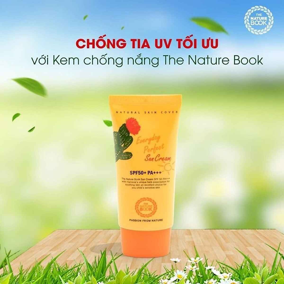 Kem Chống Nắng Hoàn Hảo Hằng Ngày Everyday Perfect Sun Cream Spf50+Pa+++ - Nature Book