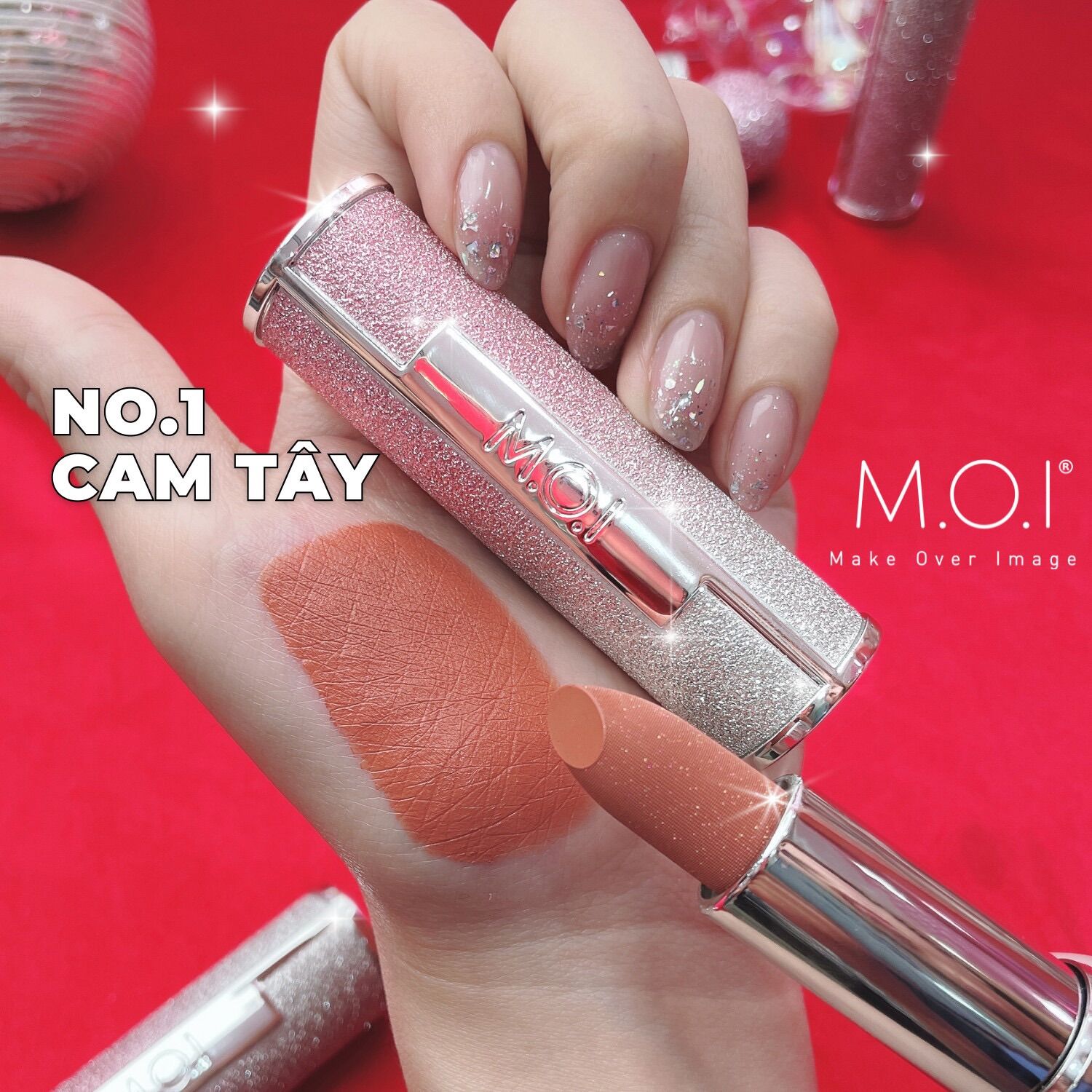 Son Thỏi M.O.I x CÔNG TRÍ Son Hồ Ngọc Hà MOI COSMETICS