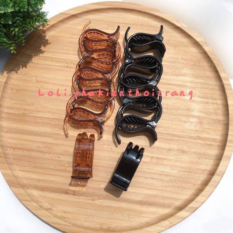 Kẹp tóc càng cua bóng trong nhiều màu