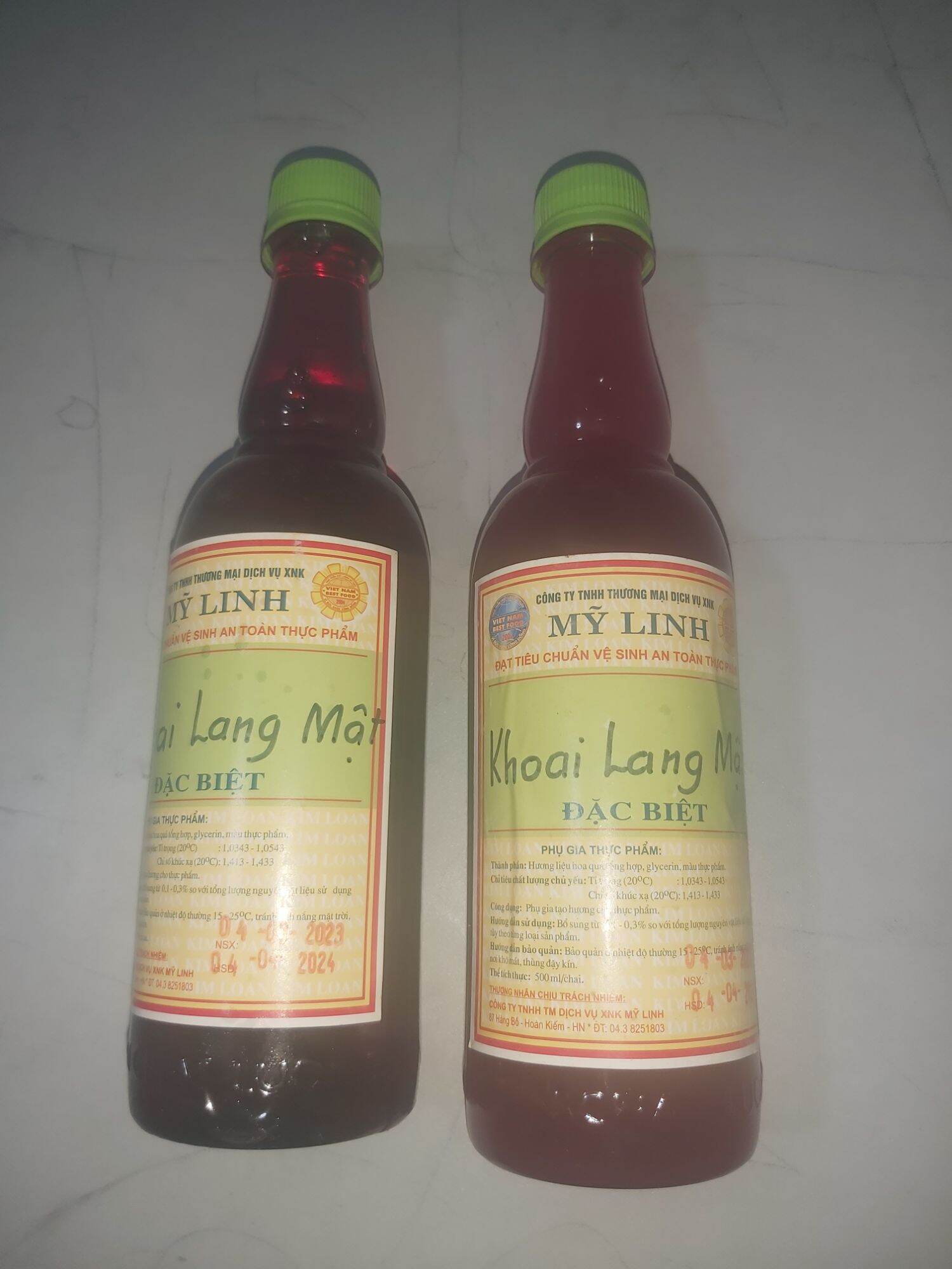 Hương khoai lang mật chai 500ml