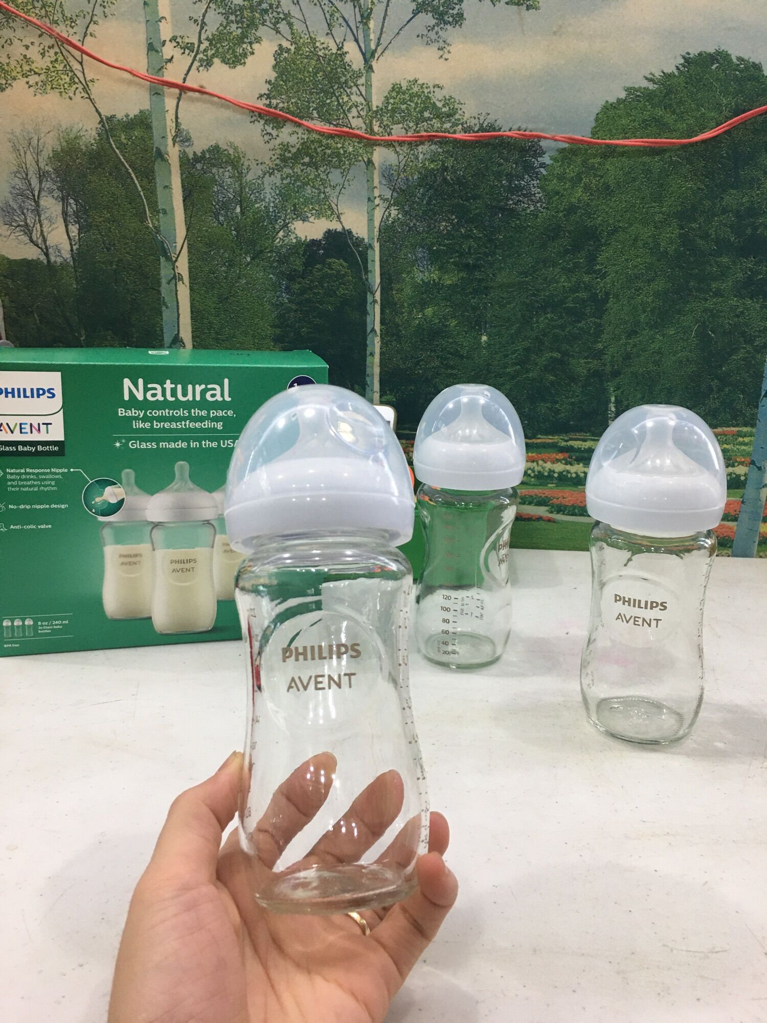 Bình sữa avent thủy tinh [chính hãng ]