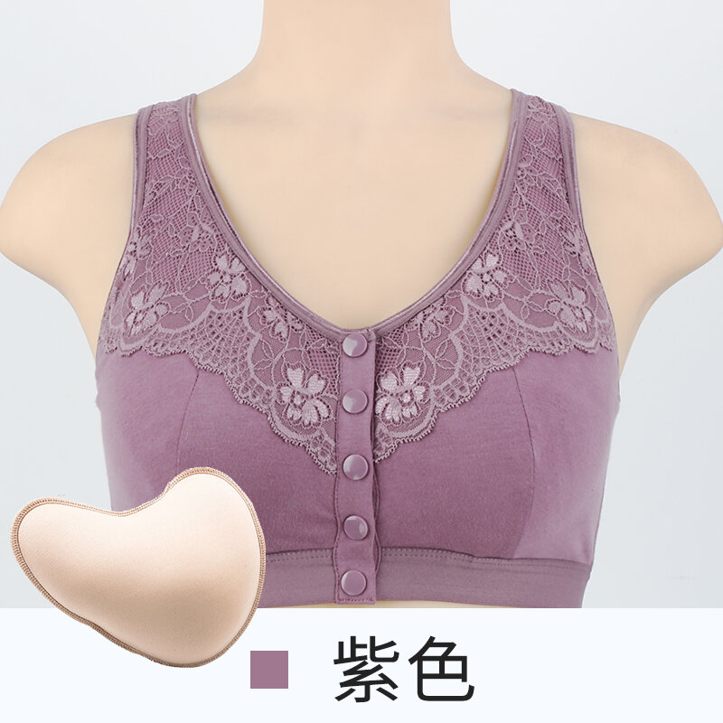 Áo ngực ngực vú giả chuyên dụng sau phẫu thuật áo ngực vú giả ngực giả cắt bỏ áo lót cotton nữ áo sát nách phẫu thuật