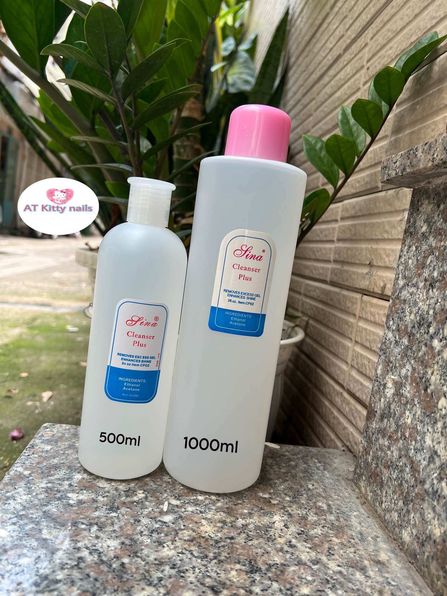 Nước lau gel Sina, nước chùi móng chuyên dụng làm nail 500ml -1000ml