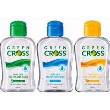 Dung dịch sát khuẩn tay nhanh Green Cross 100ml, mùi bất kỳ