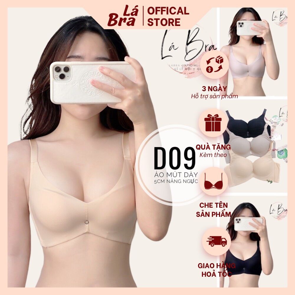 Áo lót nâng ngực trơn có gọng mút dày 5cm chuyên mặc áo dài nâng ngực định hình tạo khe LABRA