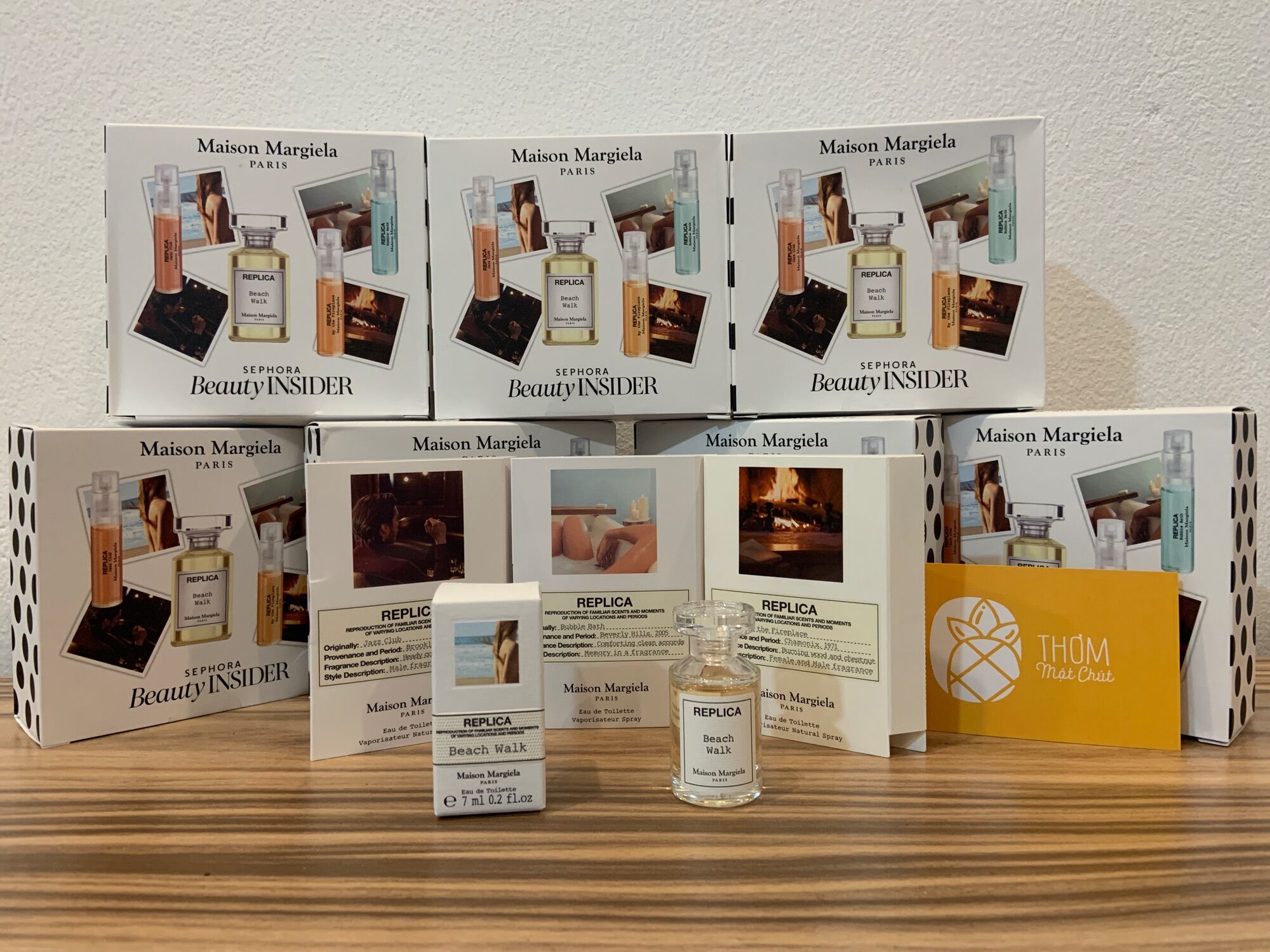 Thơm một chút - Set mini Replica Beach Walk + 3 vial (có tách set)