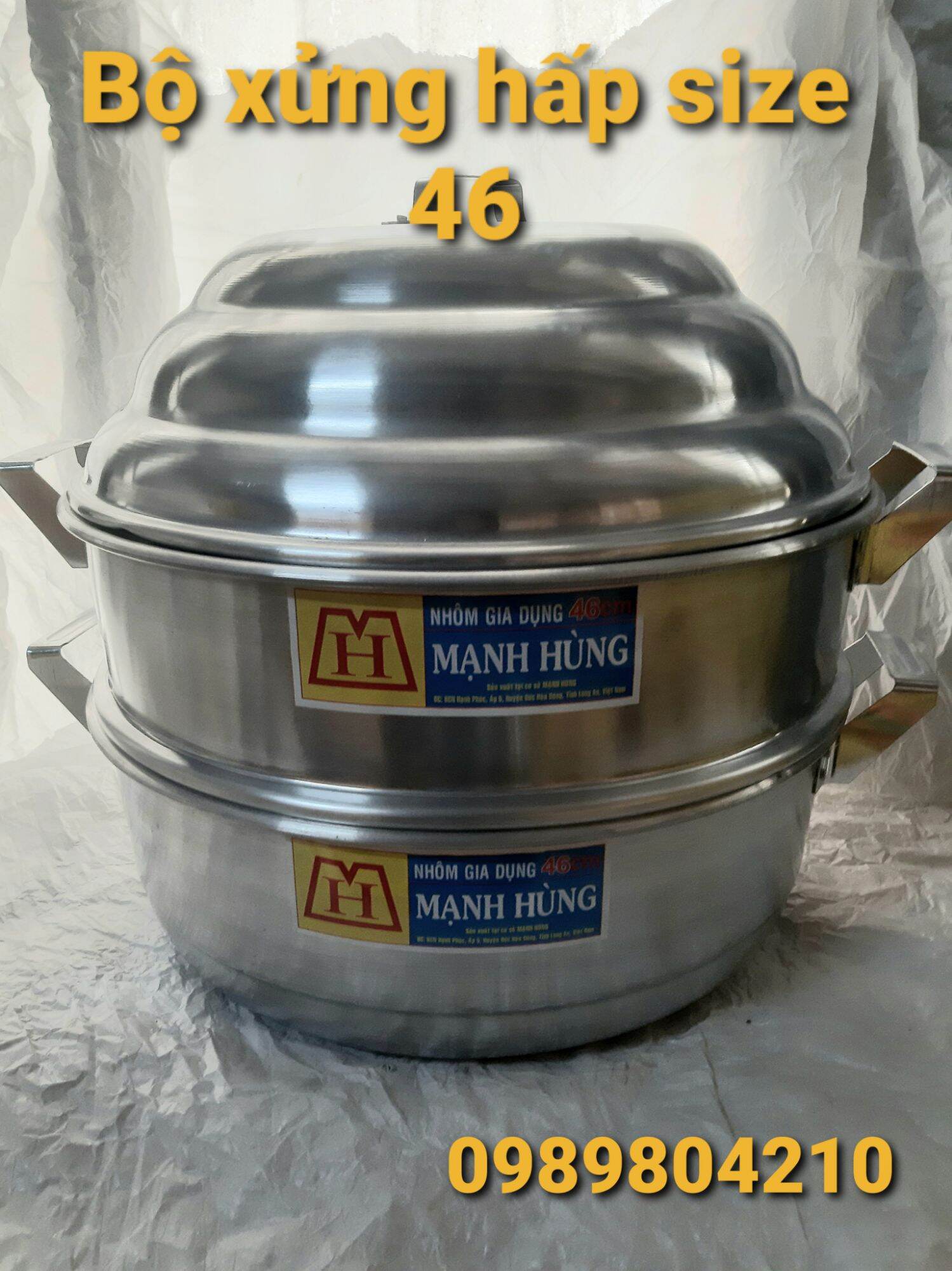 Xửng hấp nhôm Mạnh Hùng size 46cm